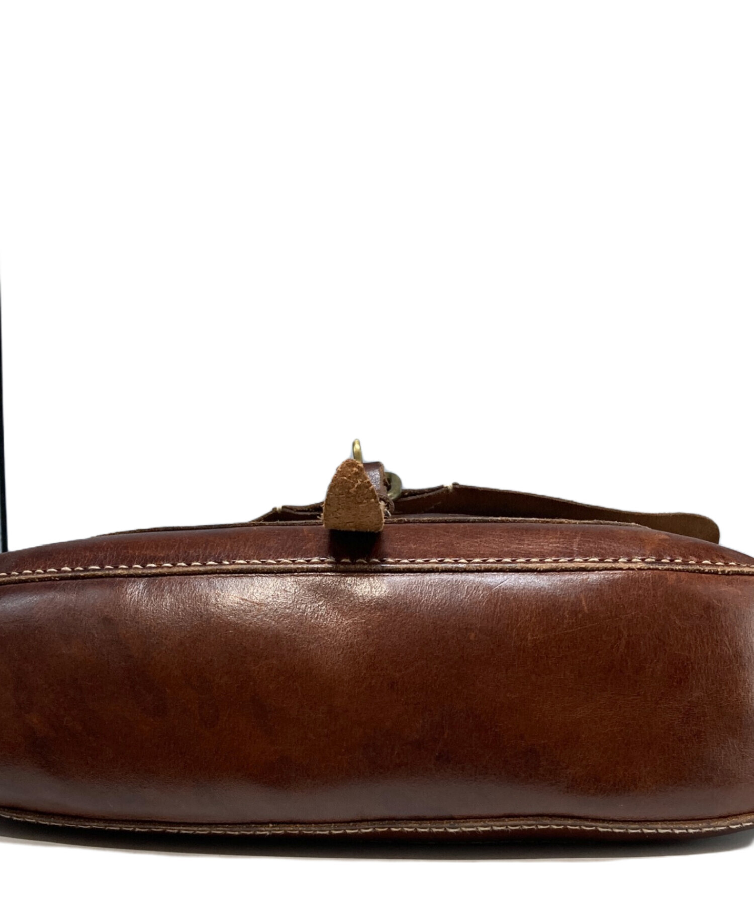 Henry Cuir / アンリークイール | レザー メッシュ ショルダーバッグ | ブラウン | レディース Henry Cuir / アンリークイール | レザー メッシュ ショルダーバッグ