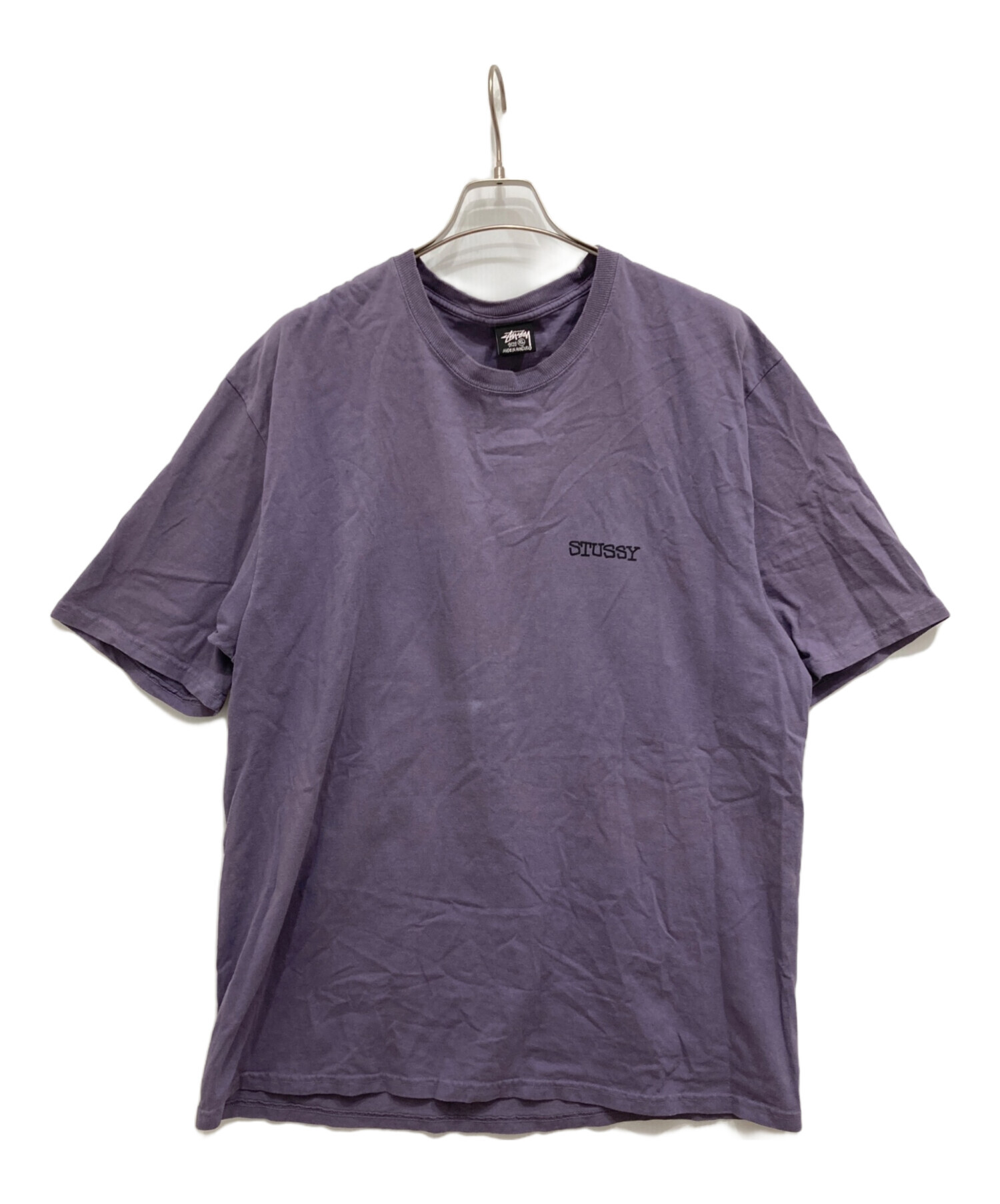 中古・古着通販】stussy (ステューシー) ロゴTシャツ パープル サイズ
