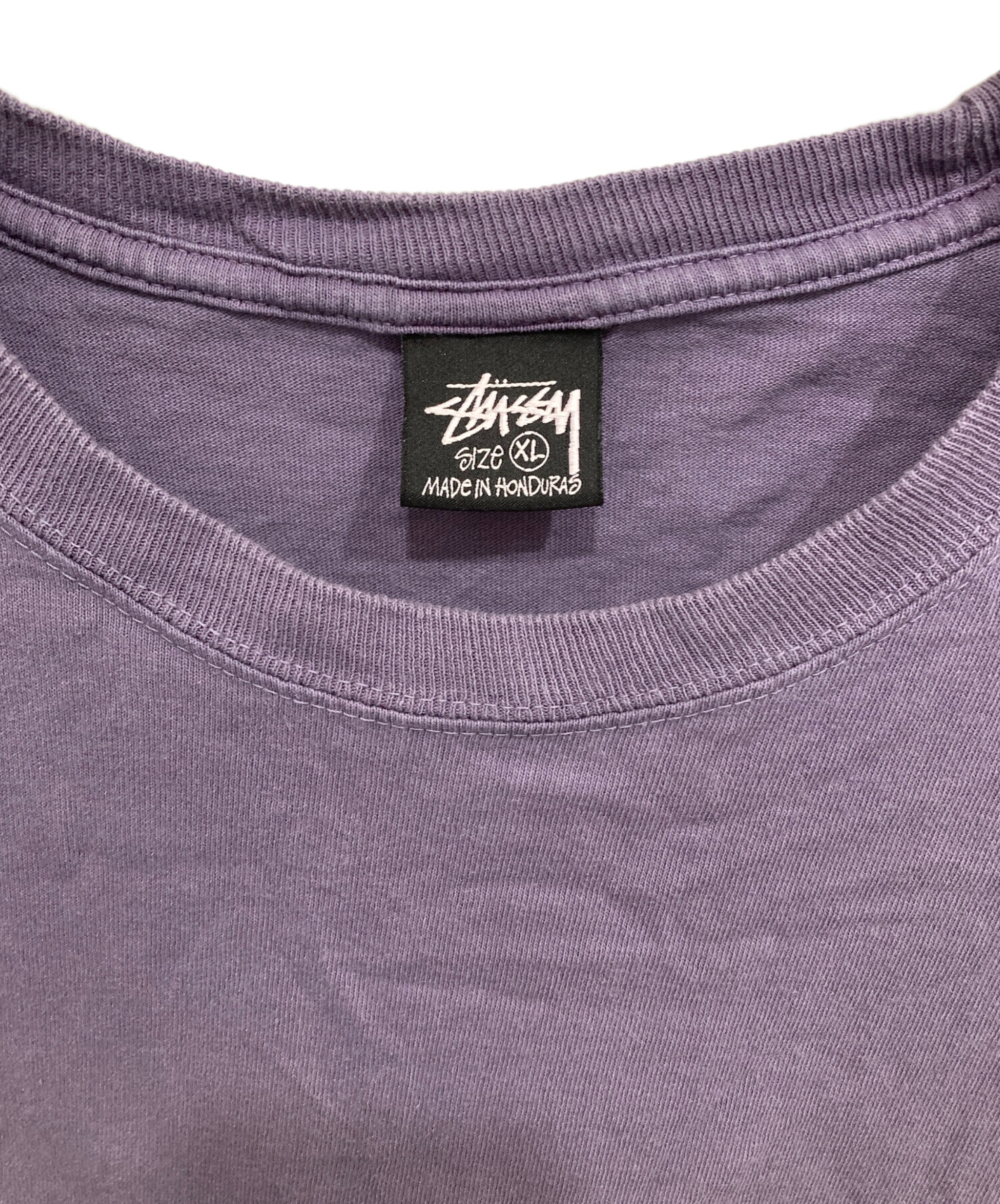 中古・古着通販】stussy (ステューシー) ロゴTシャツ パープル サイズ