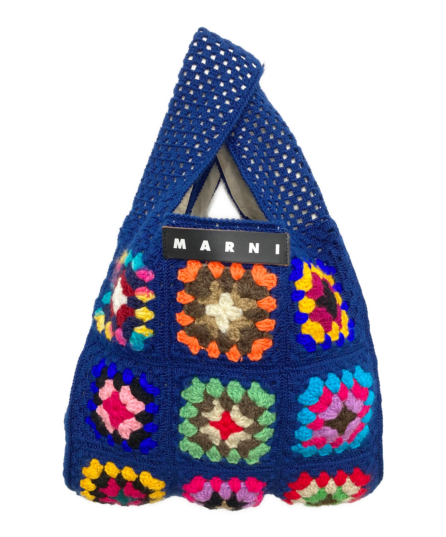 美品 MARNI マルニ ボートネック ボーダー カットソー サイズ40 ライトブルー×グリーン レディース 古着 中古 USED MARNI(マルニ)GCMD0512Q0/UFCB21 ボーダーニット レディース