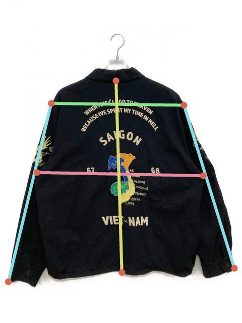 中古・古着通販】WAIPER (ワイパー) SOUVENIR VIETNAM JACKET ブラック
