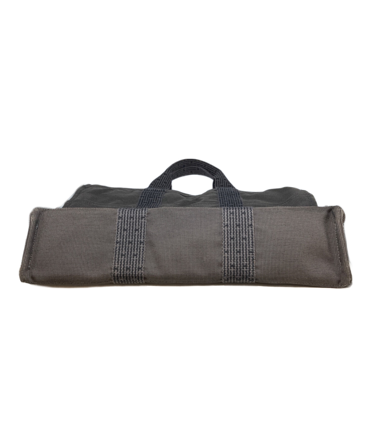 中古・古着通販】HERMES (エルメス) キャンバストートバッグMM グレー