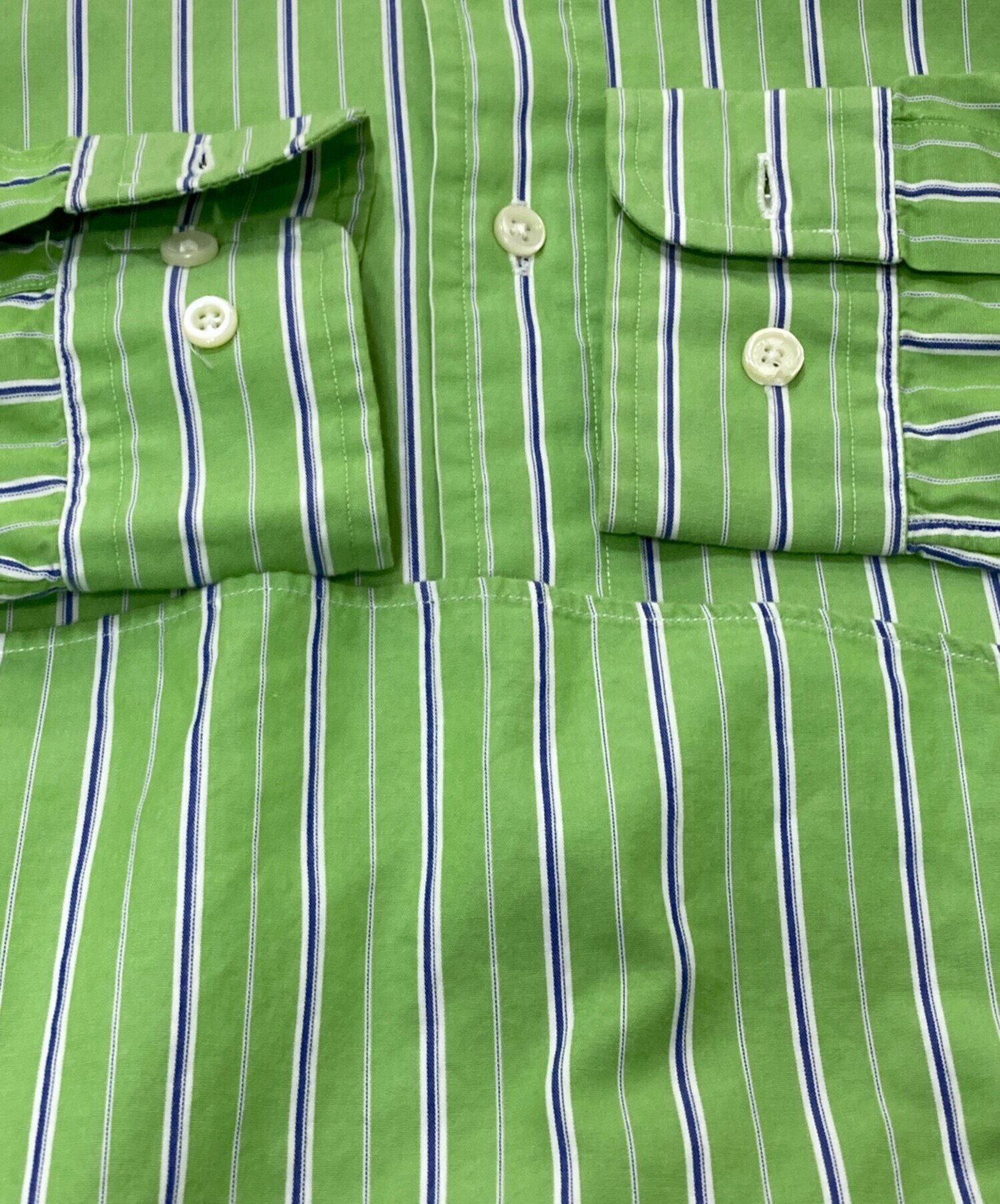 中古・古着通販】RALPH LAUREN (ラルフローレン) ストライプシャツ 黄