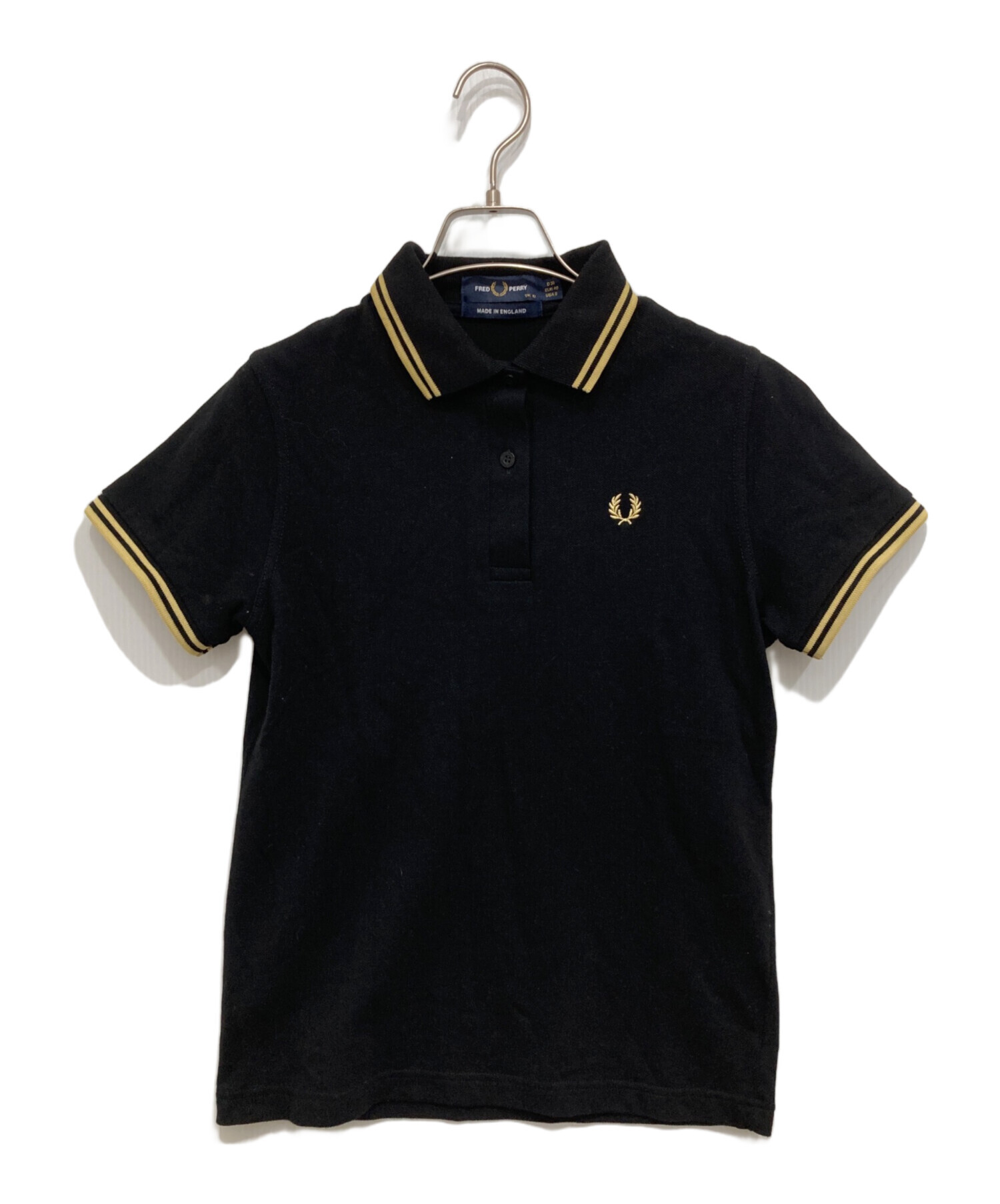 中古・古着通販】FRED PERRY (フレッドペリー) ポロシャツ ブラック 