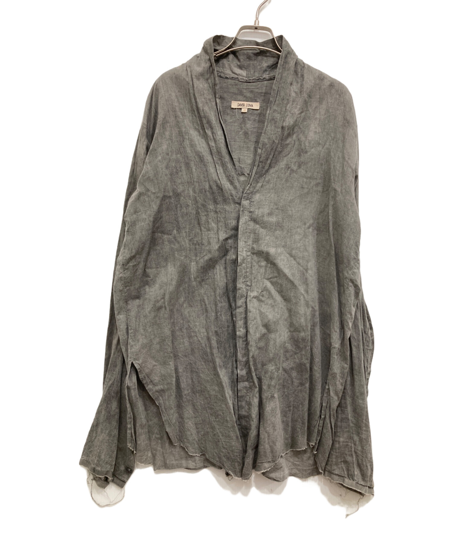 中古・古着通販】DAMIR DOMA (ダミールドーマ) コットンシャツ グレー