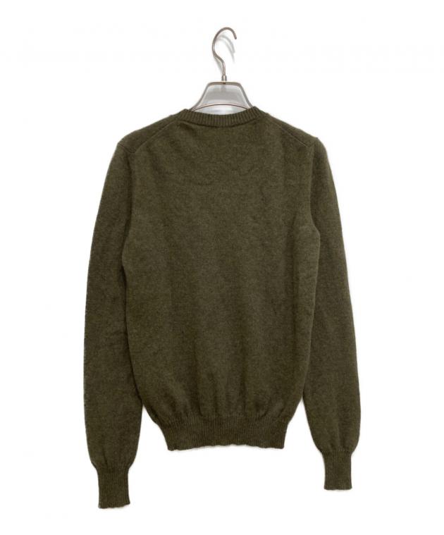 中古・古着通販】JIL SANDER (ジルサンダー) Vネックニット カーキ