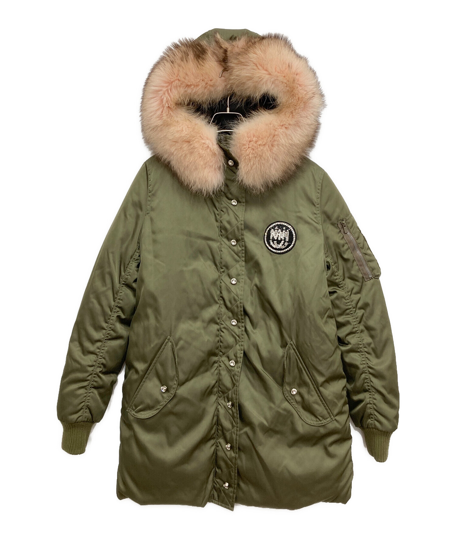 中古・古着通販】MIU MIU (ミュウミュウ) ダウンコート オリーブ 