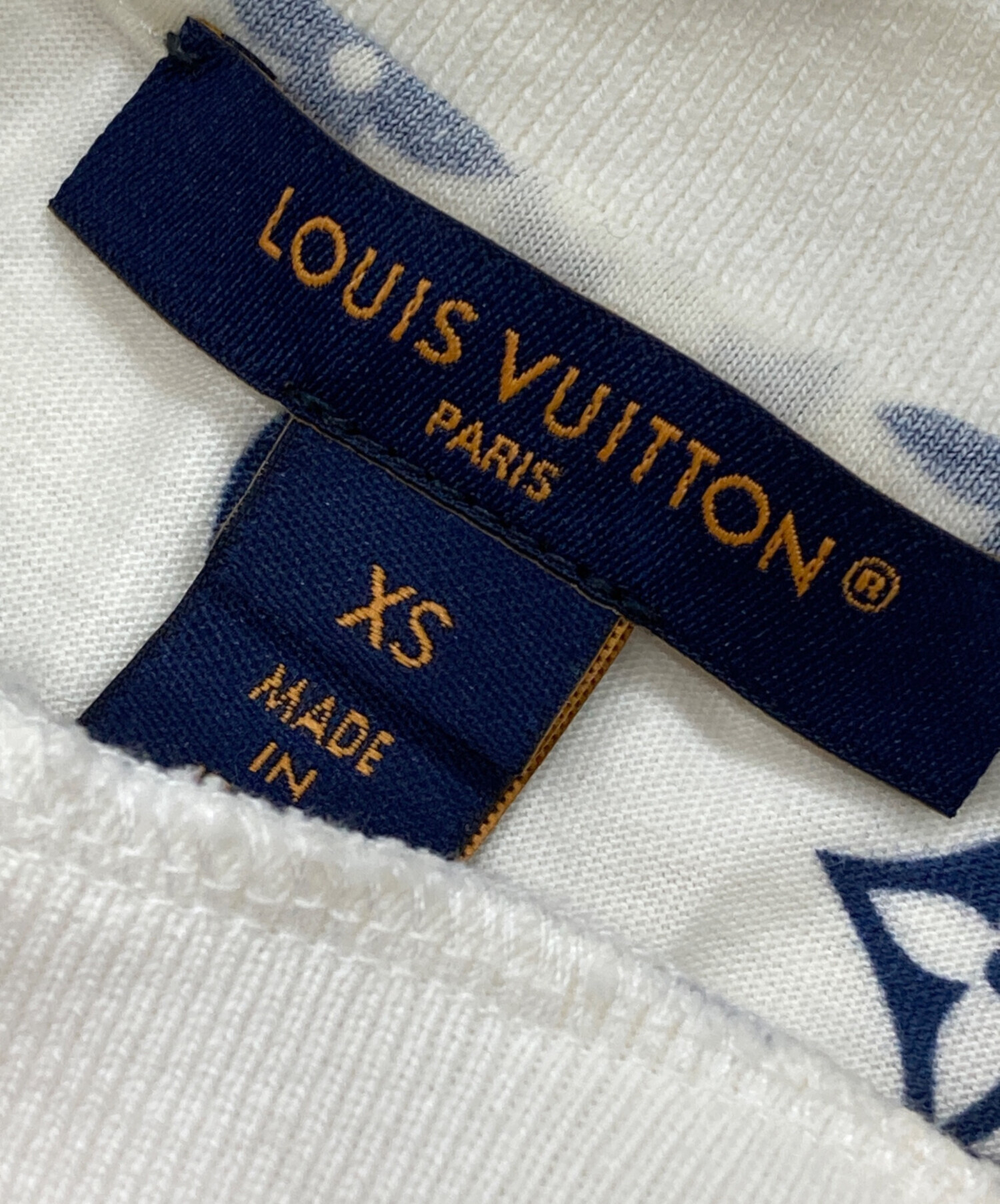極美品 LOUIS VUITTON ルイヴィトン LVバード シグネチャ―プリンテッド 半袖Tシャツ RM232 NPG HPY83W ホワイト ブラック サイズ4L 中古 4b012690 LOUIS VUITTON - 極美品 LOUIS VUITTON ルイヴィトン LVバード