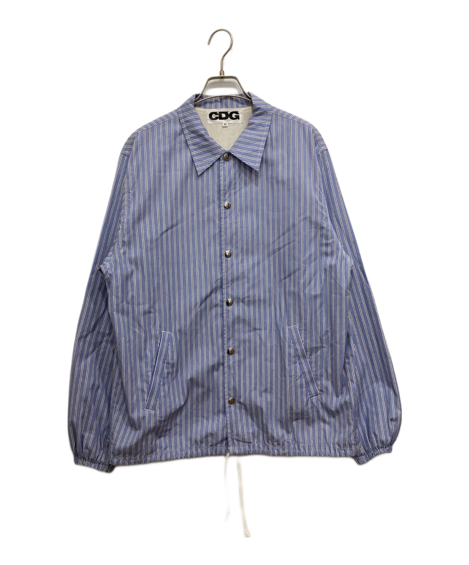 中古・古着通販】CDG (シーディージー) ストライプコーチジャケット