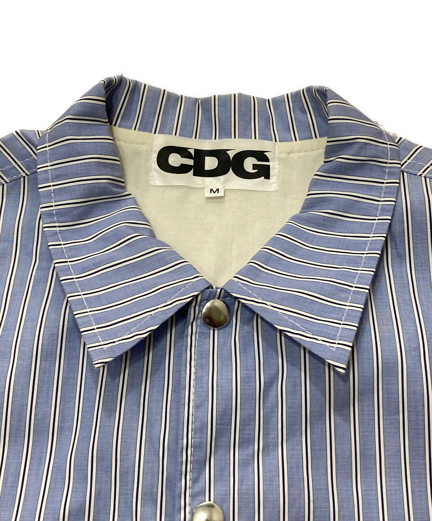 中古・古着通販】CDG (シーディージー) ストライプコーチジャケット