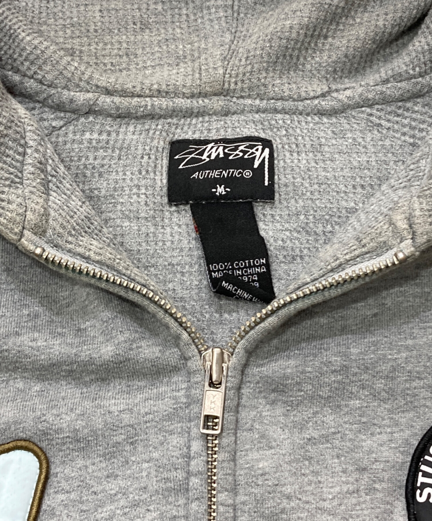 中古・古着通販】stussy (ステューシー) 裏サーマルジップパーカー