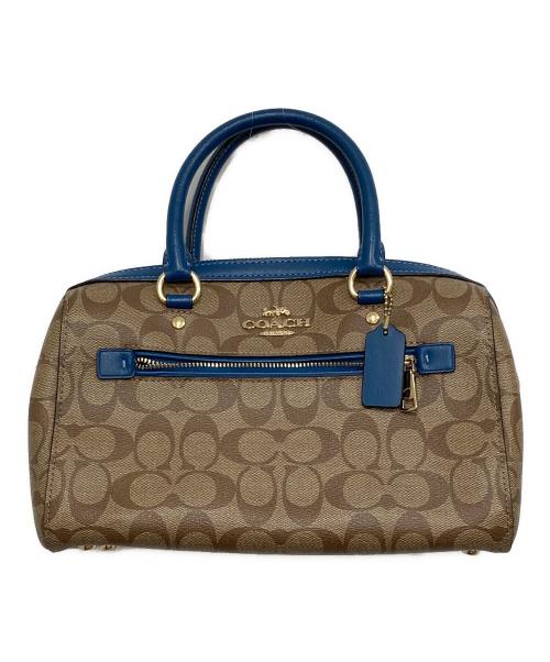 中古・古着通販】COACH (コーチ) ローアンサッチェル/シグネチャー2WAY 中古・古着通販】COACH (コーチ) ローアンサッチェル/シグネチャー2WAY