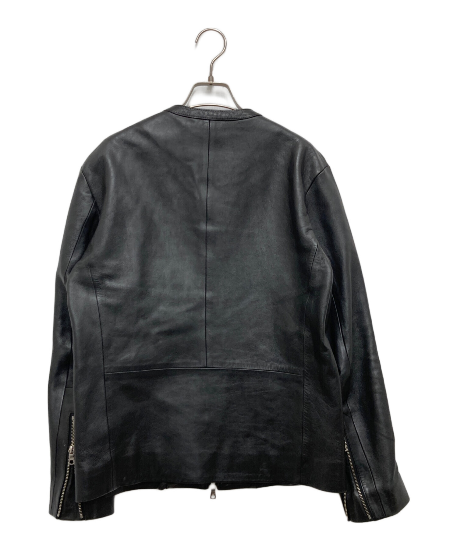 美品　大きいサイズ アダムエロぺ レザージャケット シングルライダーズ 本革 中古・古着通販】Adam et Rope (アダム エ ロペ) ラムレザーシングル
