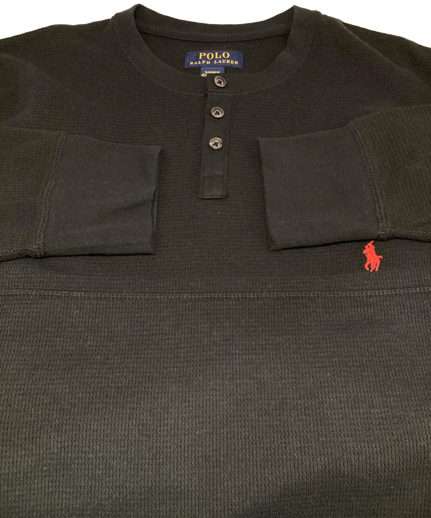 90s POLO Ralph Lauren ヘンリーネック　カットソー M 中古・古着通販】POLO RALPH LAUREN (ポロ・ラルフローレン) ヘンリー