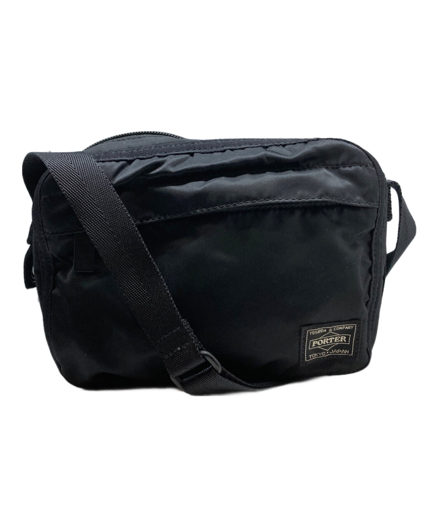 中古・古着通販】PORTER (ポーター) FRAME SHOULDER BAG ブラック