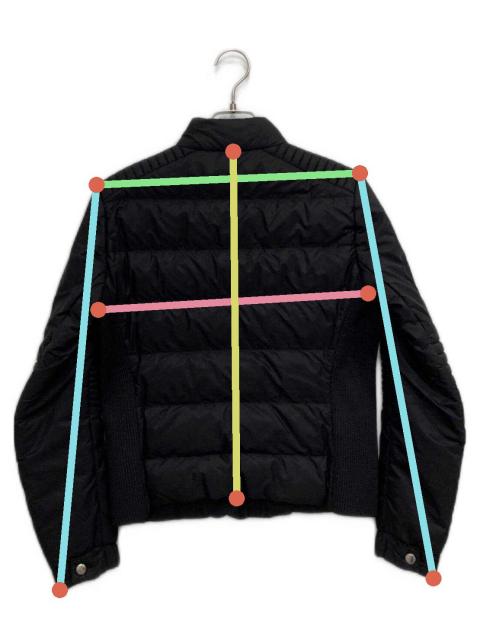 中古・古着通販】PRADA (プラダ) エムブレムライダース ダウン