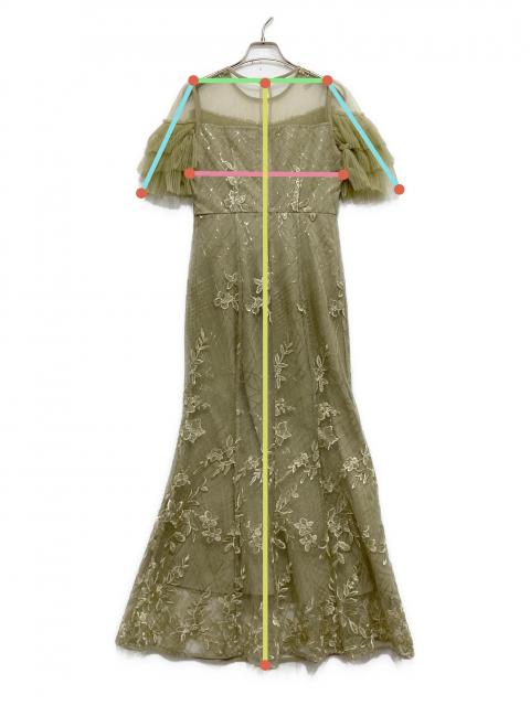 中古・古着通販】LeJa (レジャ) フロントチュールフリルスパンコール