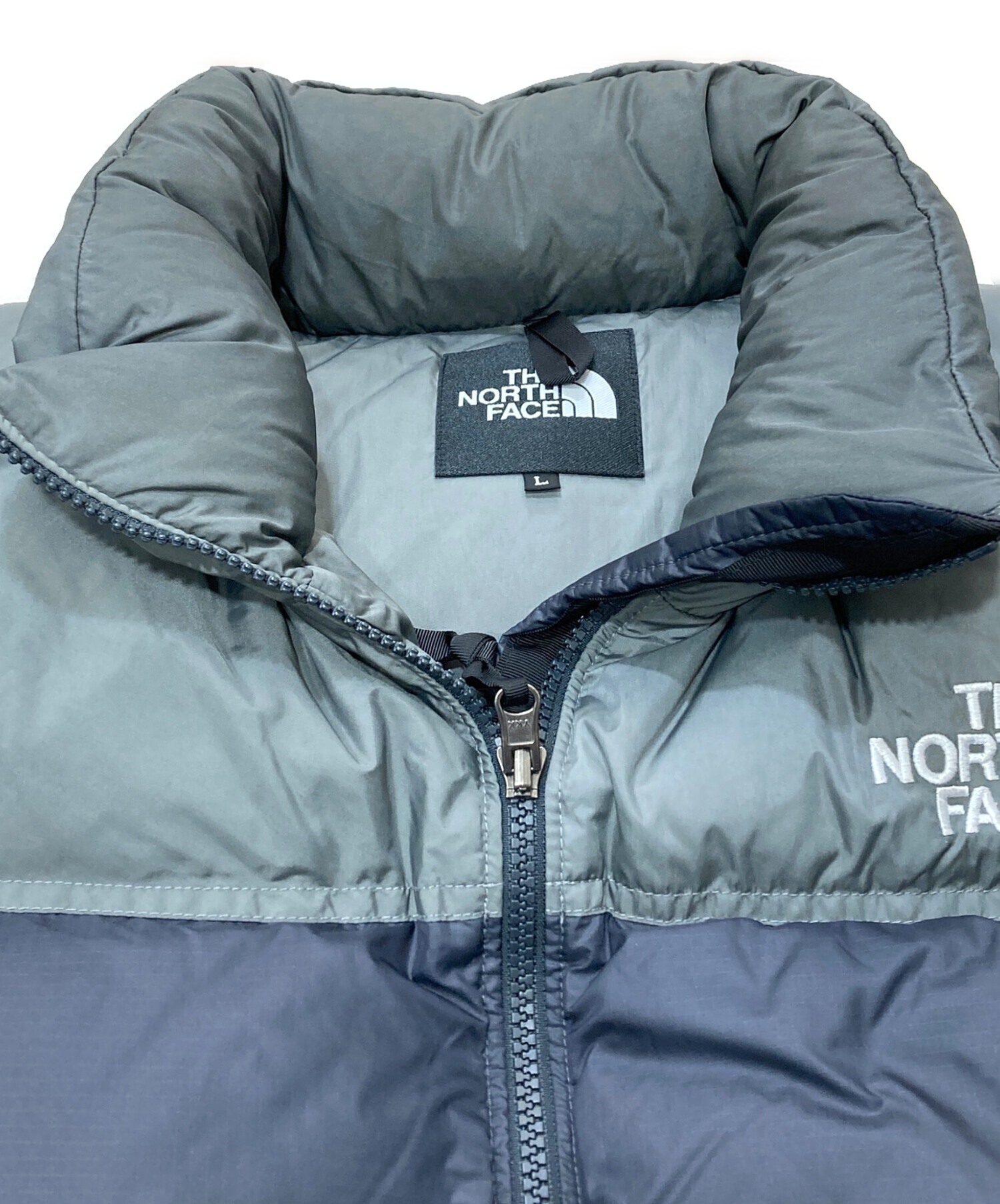 S*a様 ノースフェイス ヌプシ ダウンジャケット Lサイズ 古着 グレー 中古・古着通販】THE NORTH FACE (ザ ノース フェイス) Nuptse Jacket