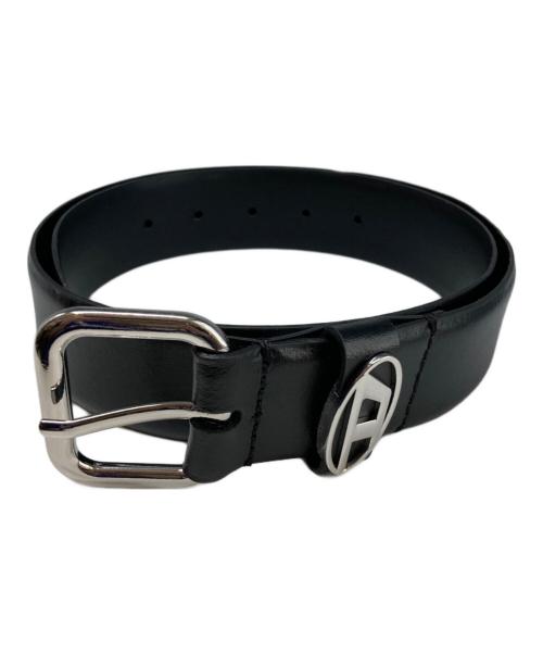 中古・古着通販】DIESEL (ディーゼル) ロゴプレートレザーベルト