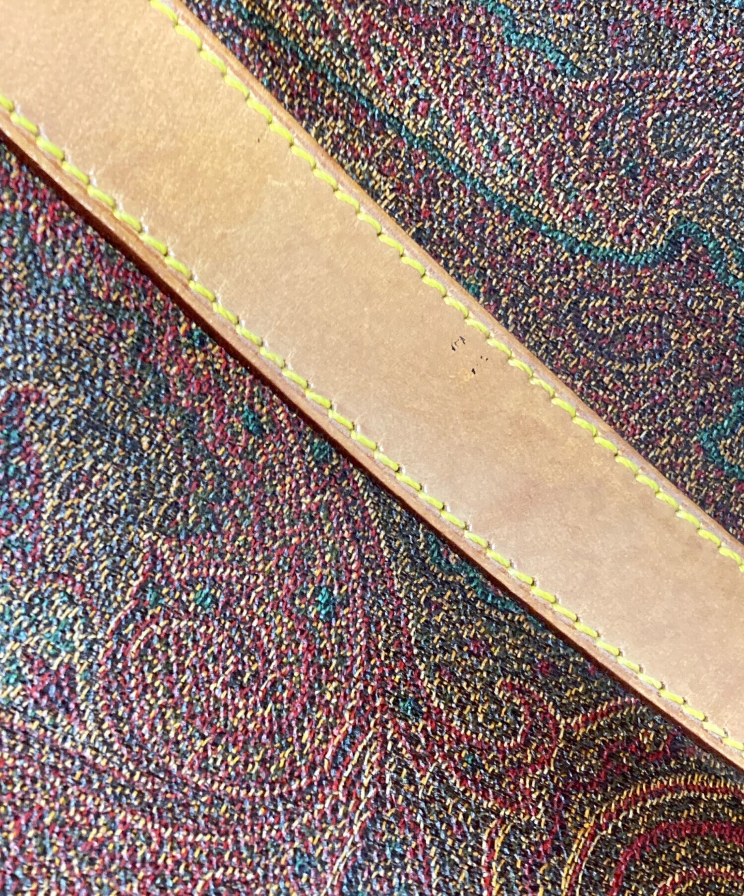 中古・古着通販】ETRO (エトロ) ペイズリー柄ボストンバッグ ブラウン