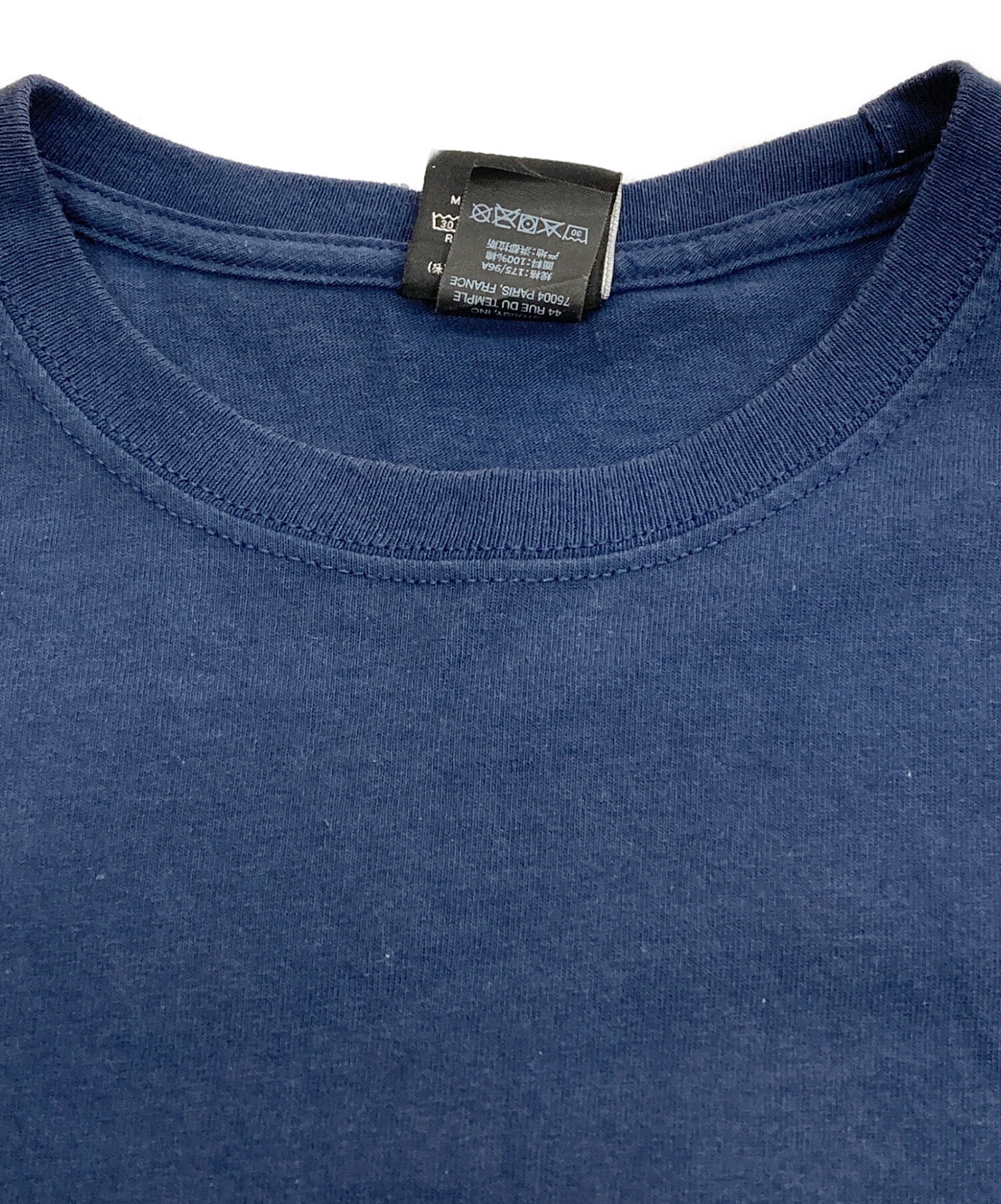 中古・古着通販】stussy (ステューシー) プリントTシャツ ネイビー