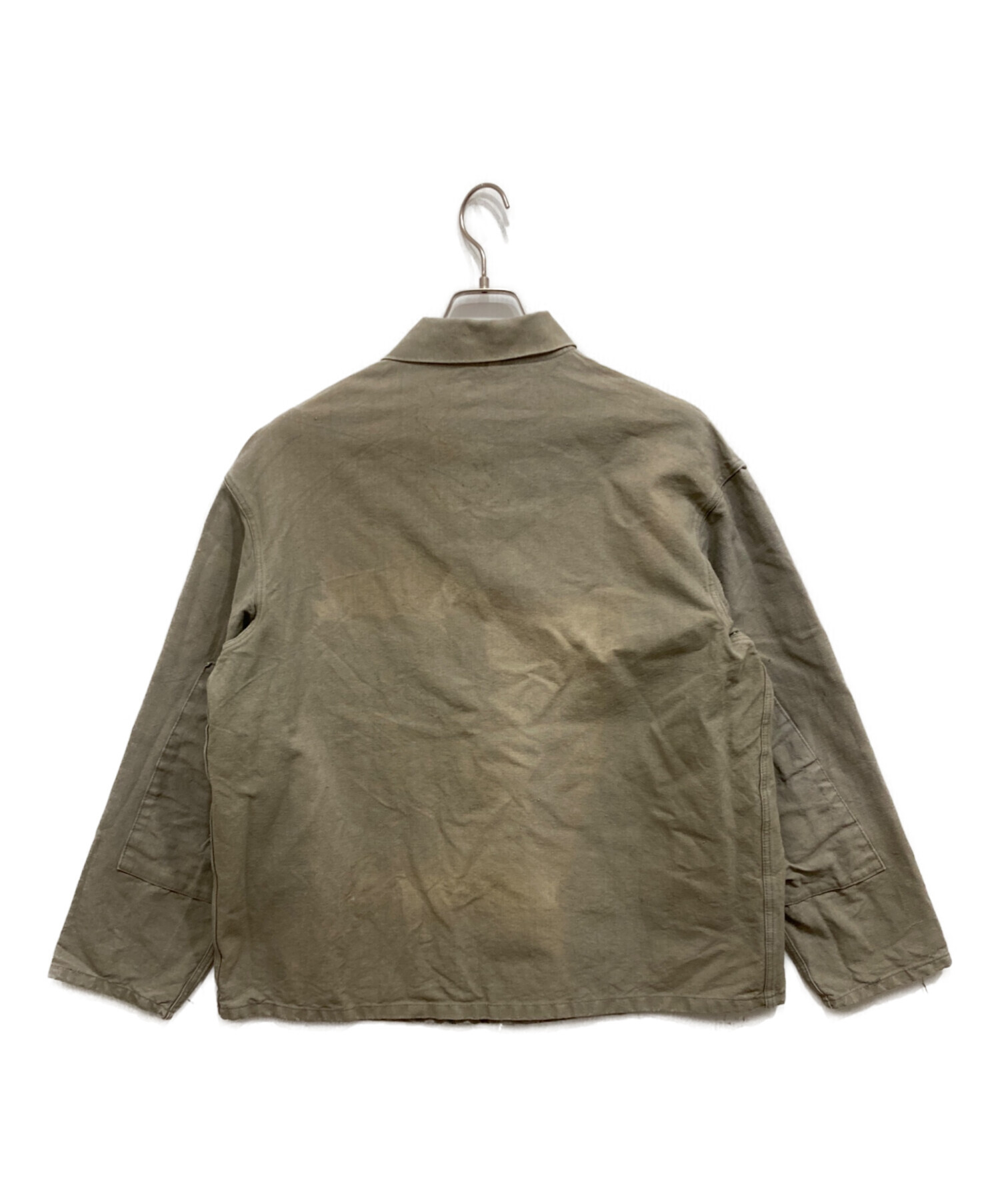 中古・古着通販】USED (ユーズド) ユーロワークジャケット グレー 