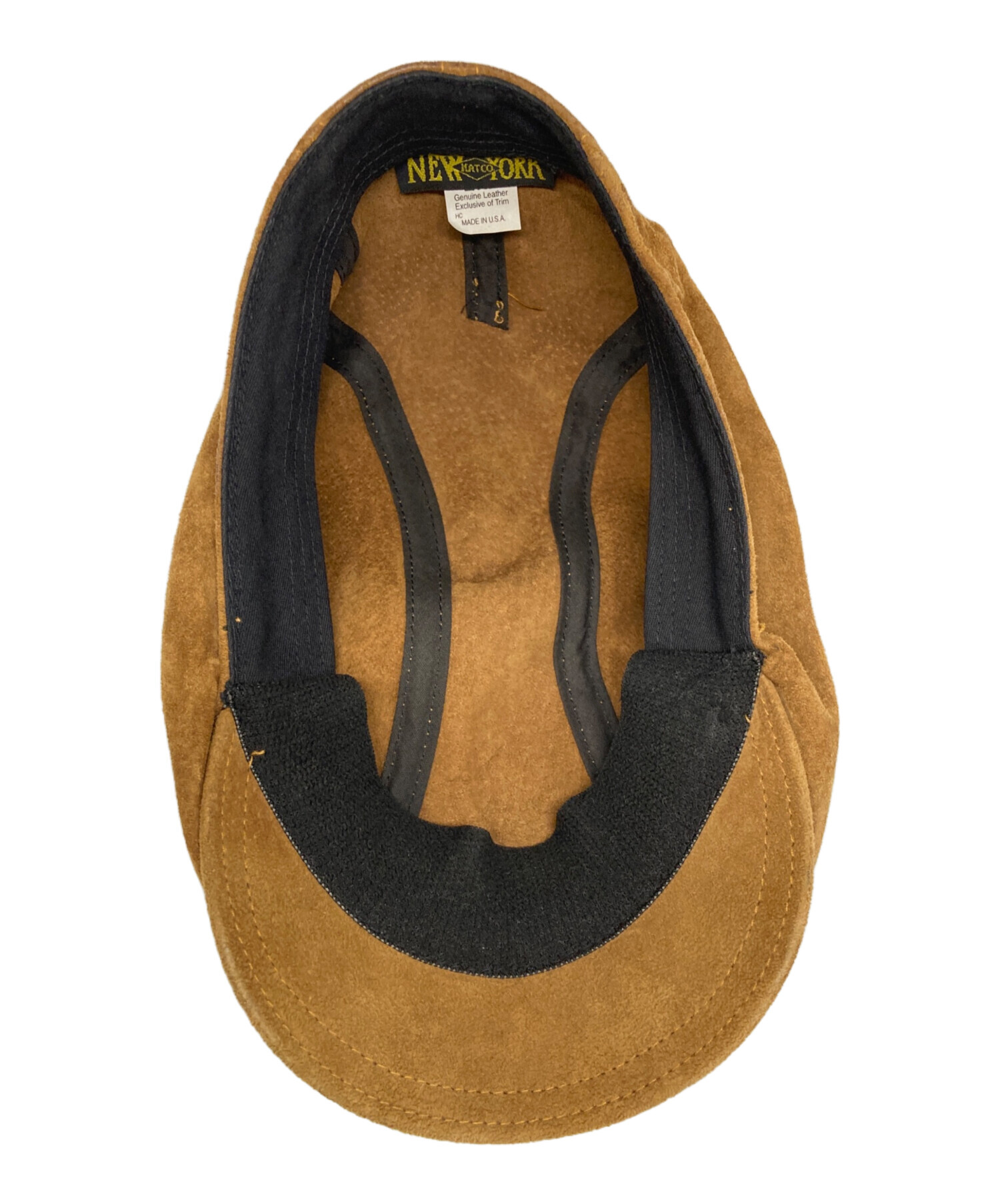 USA製シルエット◎ New York Hat ストローハット 中折れ 黒XL USA製シルエット◎ New York Hat ストローハット 中折れ 黒XL NEW YORK