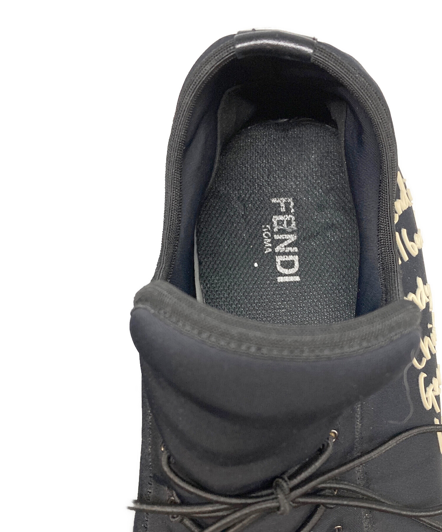 FENDI ブラック スニーカー　サイズ8 かなり美品 中古・古着通販】FENDI (フェンディ) FANTASTIC/ファンタスティック