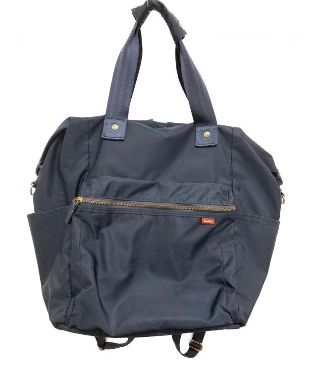 【美品】ファミリア　マザーズバッグ リュック　ポーチ　ネイビー 　2way 中古・古着通販】familiar (ファミリア) マザーズバッグ/2WAYリュック