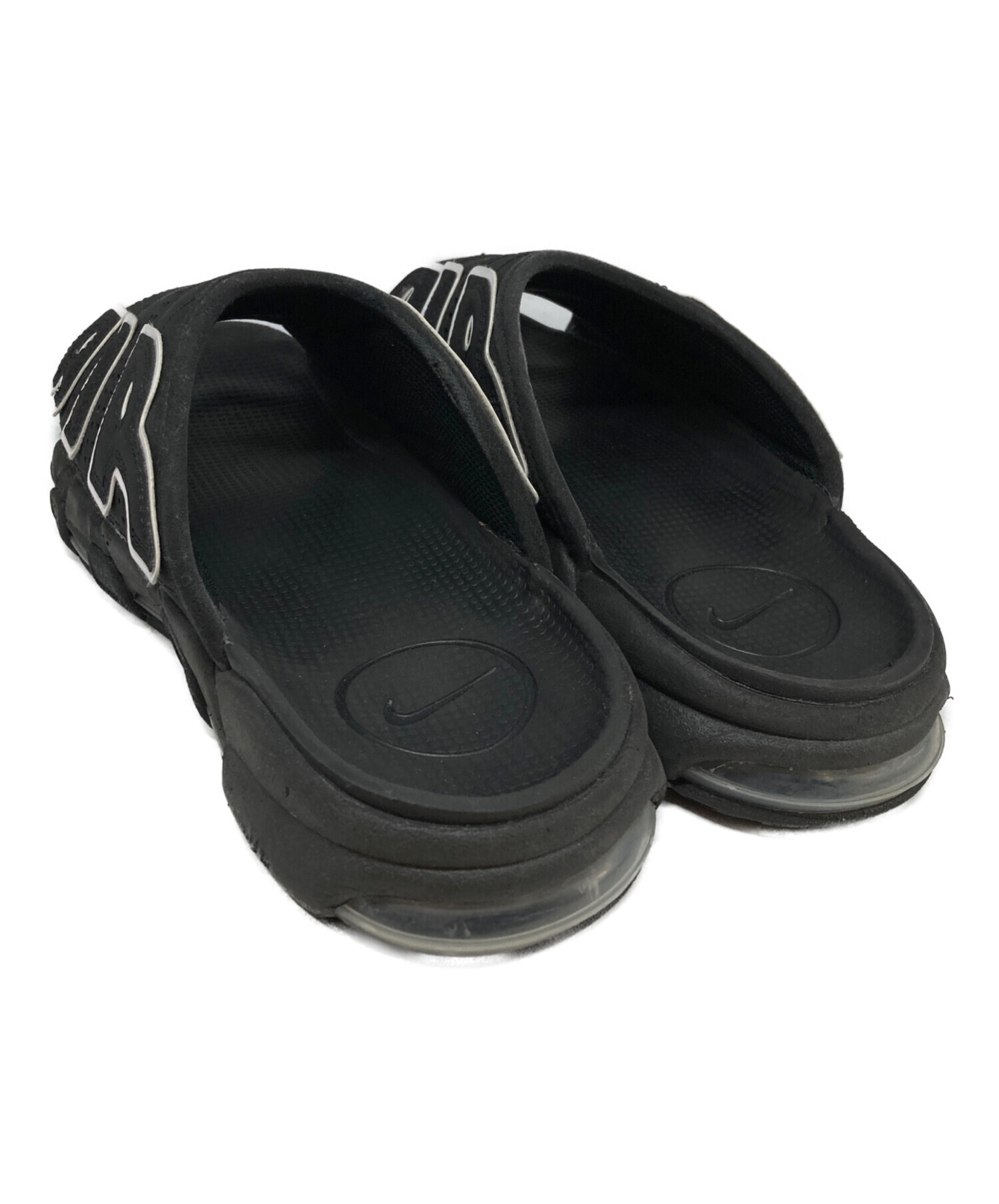 中古・古着通販】NIKE (ナイキ) AIR MORE UPTEMPO SLIDE ブラック