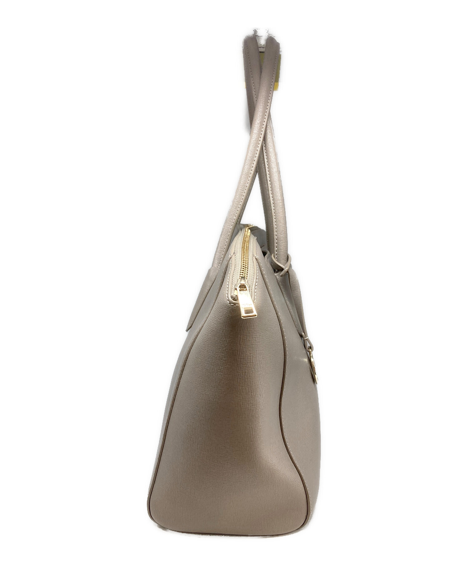 中古・古着通販】FURLA (フルラ) TESSA/レザートートバッグ ベージュ 
