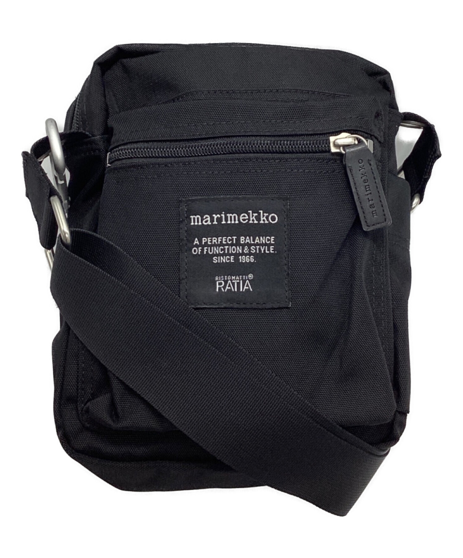 marimekko ショルダーバッグ　美品 中古・古着通販】marimekko (マリメッコ) ショルダーバッグ ブラック