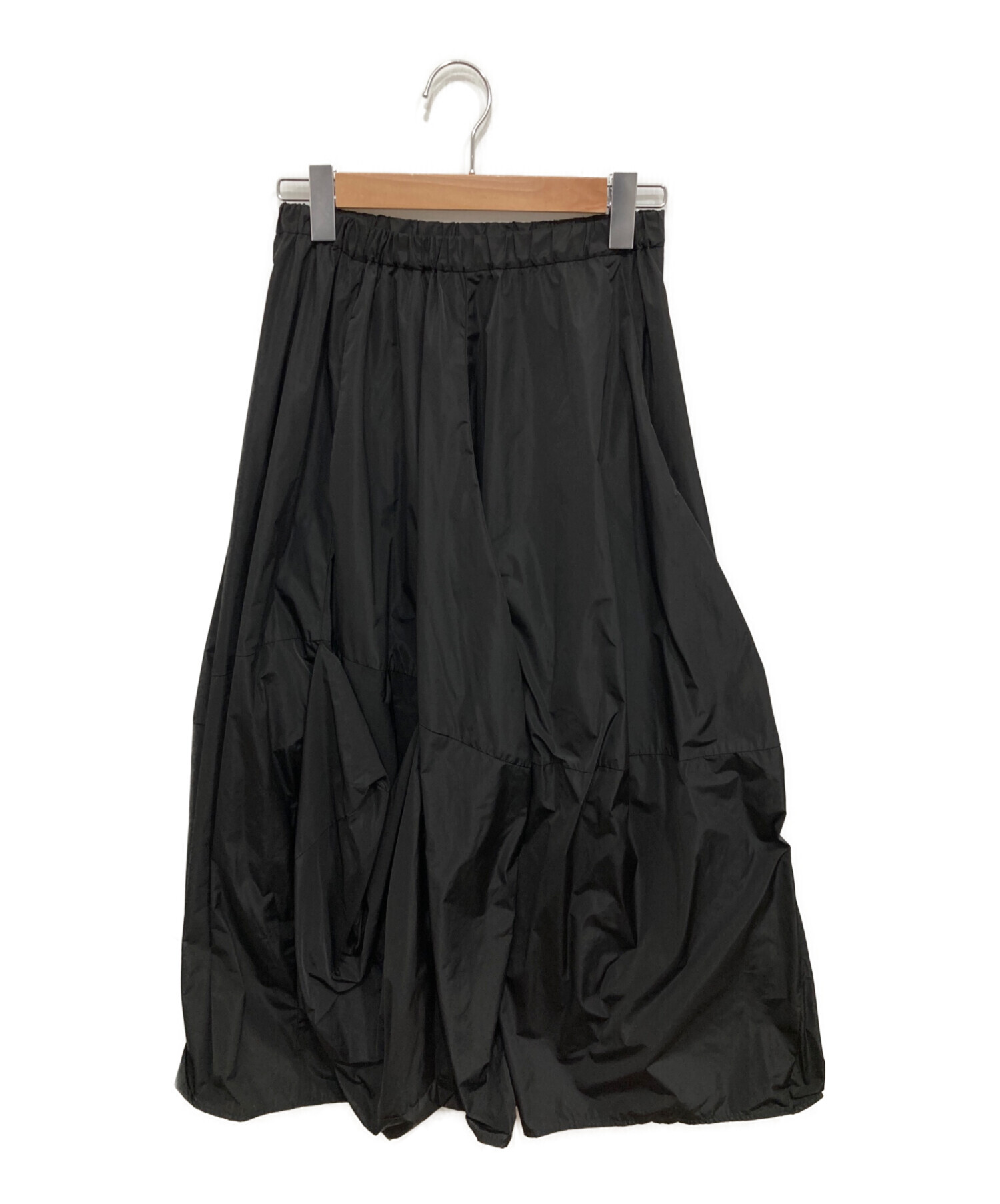 中古・古着通販】ENFOLD (エンフォルド) SQUARE SKIRT ブラック サイズ