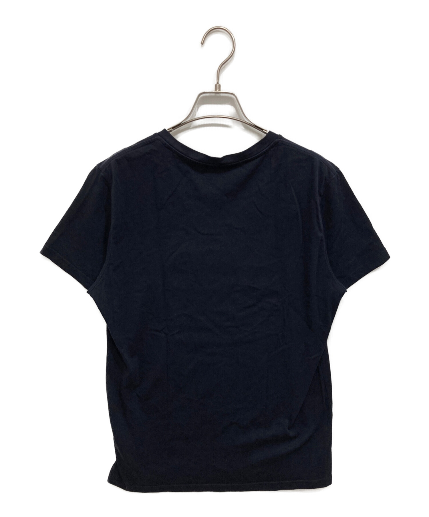 中古・古着通販】BALMAIN (バルマン) プリントTシャツ ネイビー サイズ