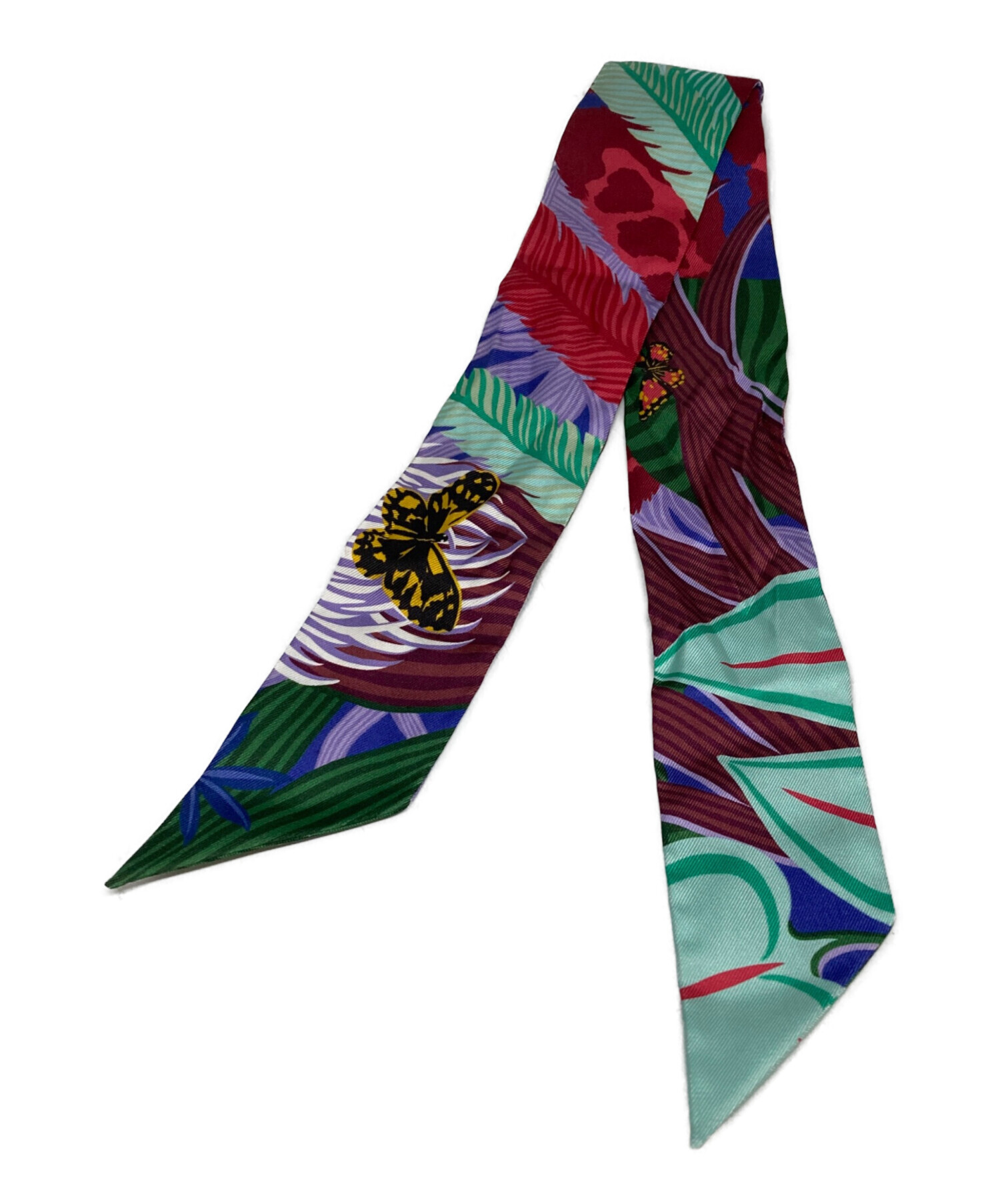 中古・古着通販】HERMES (エルメス) jaguar quetzal/ツイリー レッド