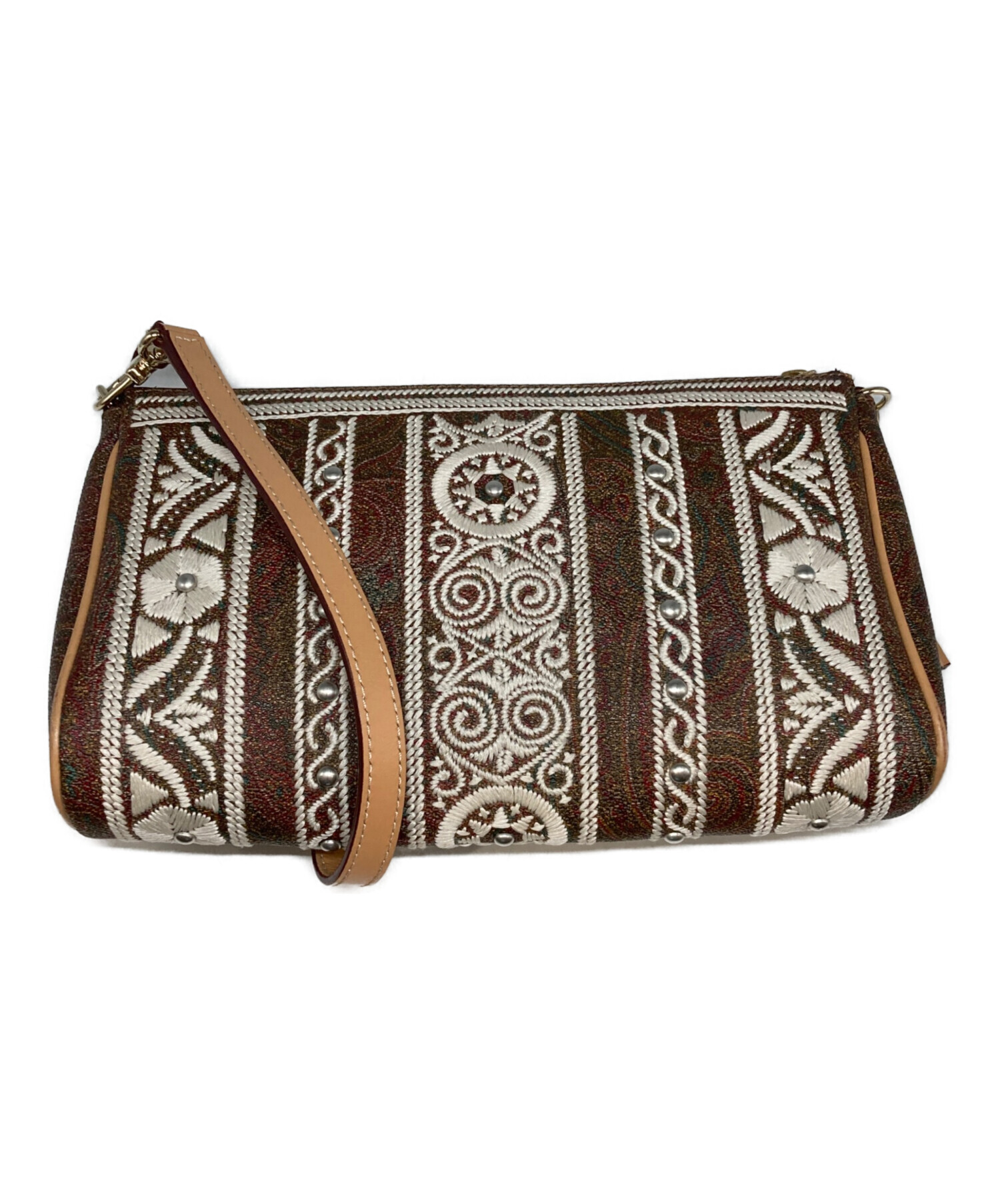 中古・古着通販】ETRO (エトロ) ペイズリー柄ワンショルダーバッグ