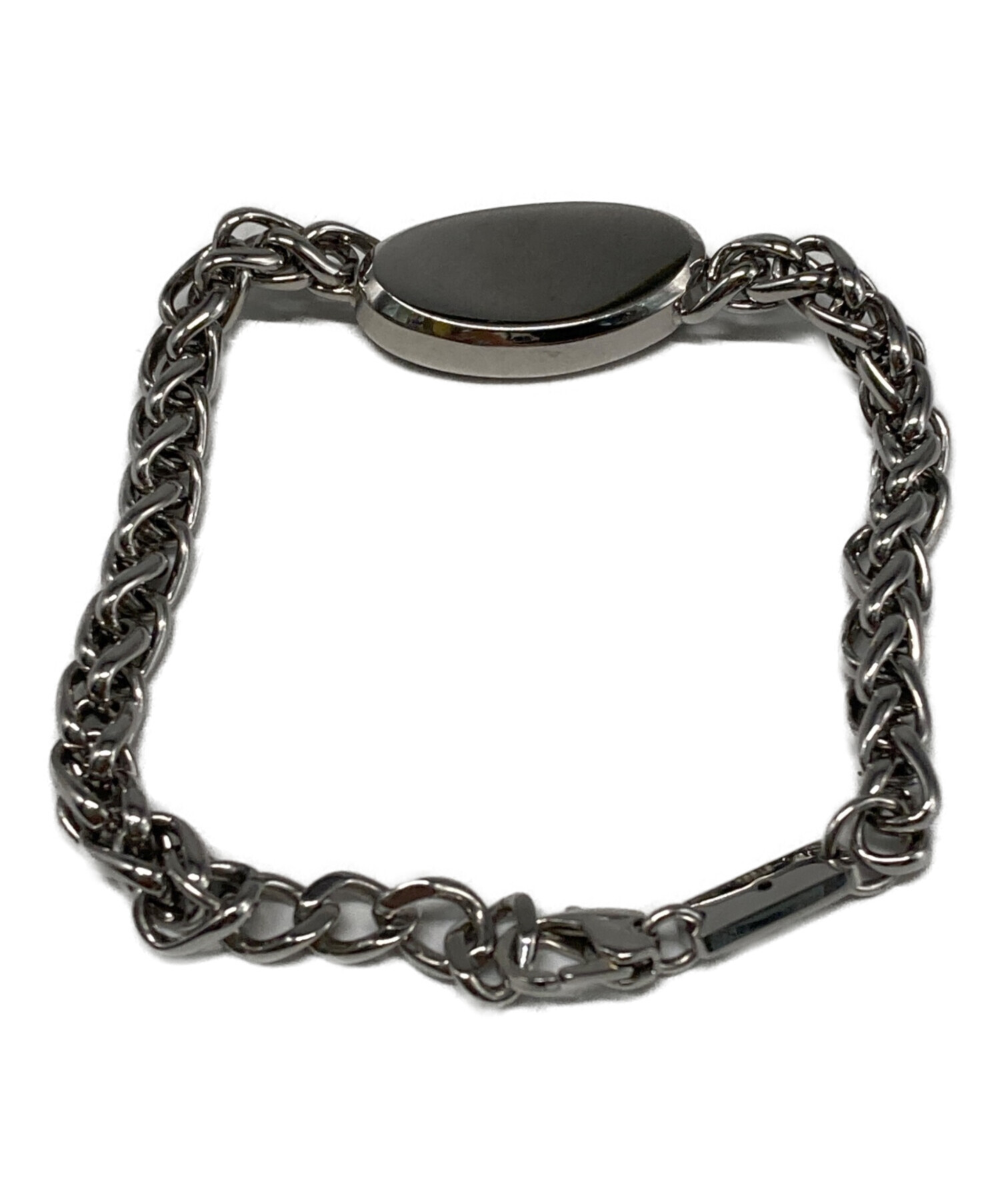 中古・古着通販】DIESEL (ディーゼル) Dロゴブレスレット シルバー