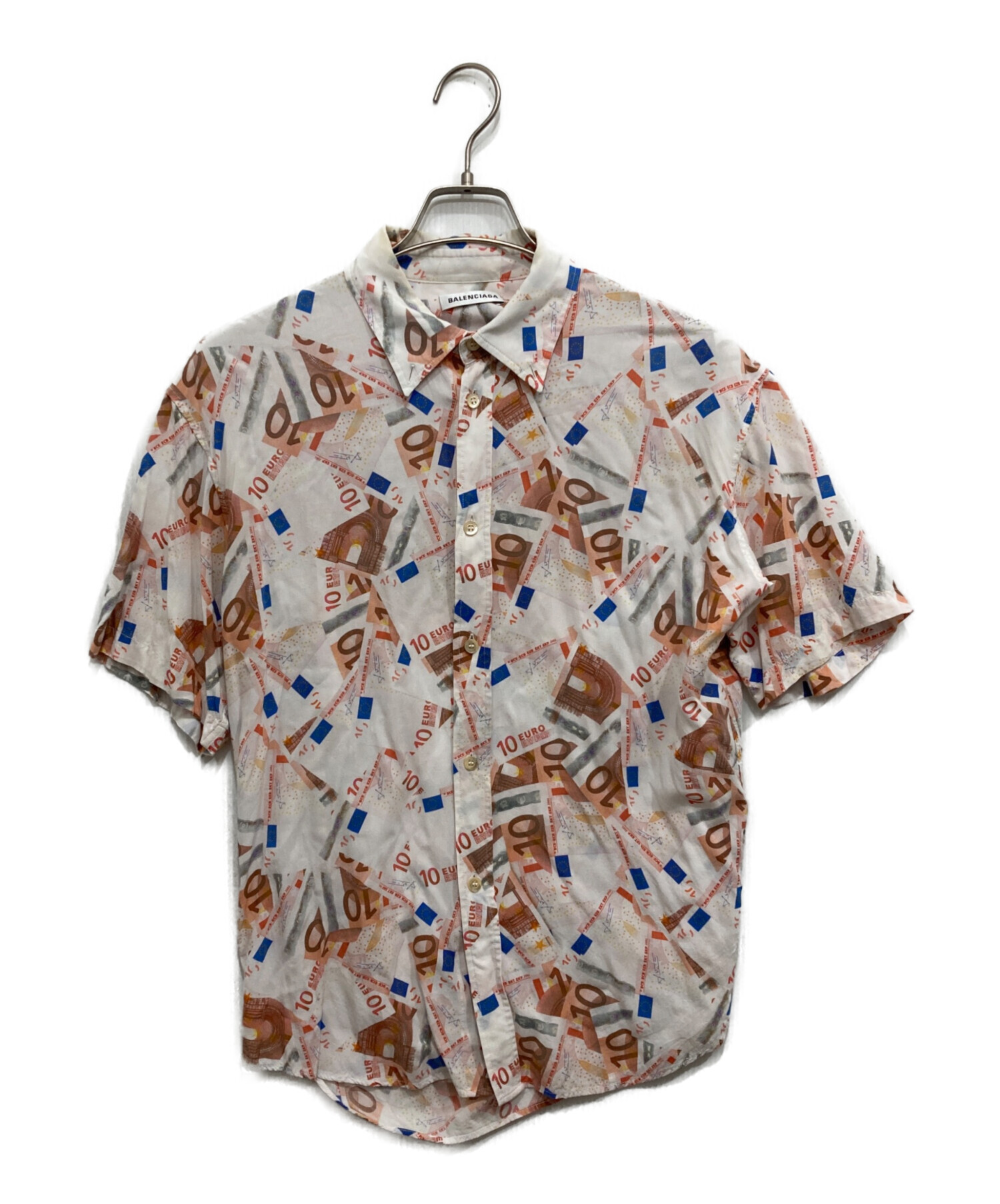 中古・古着通販】BALENCIAGA (バレンシアガ) Euro Print 総柄半袖 