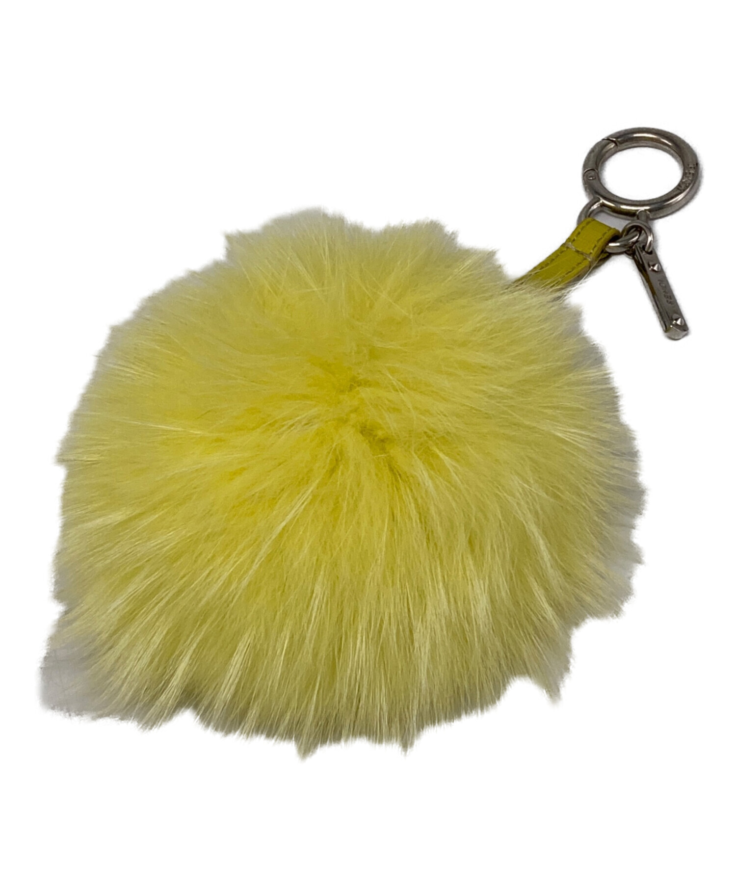 中古・古着通販】FENDI (フェンディ) バッグチャーム イエロー