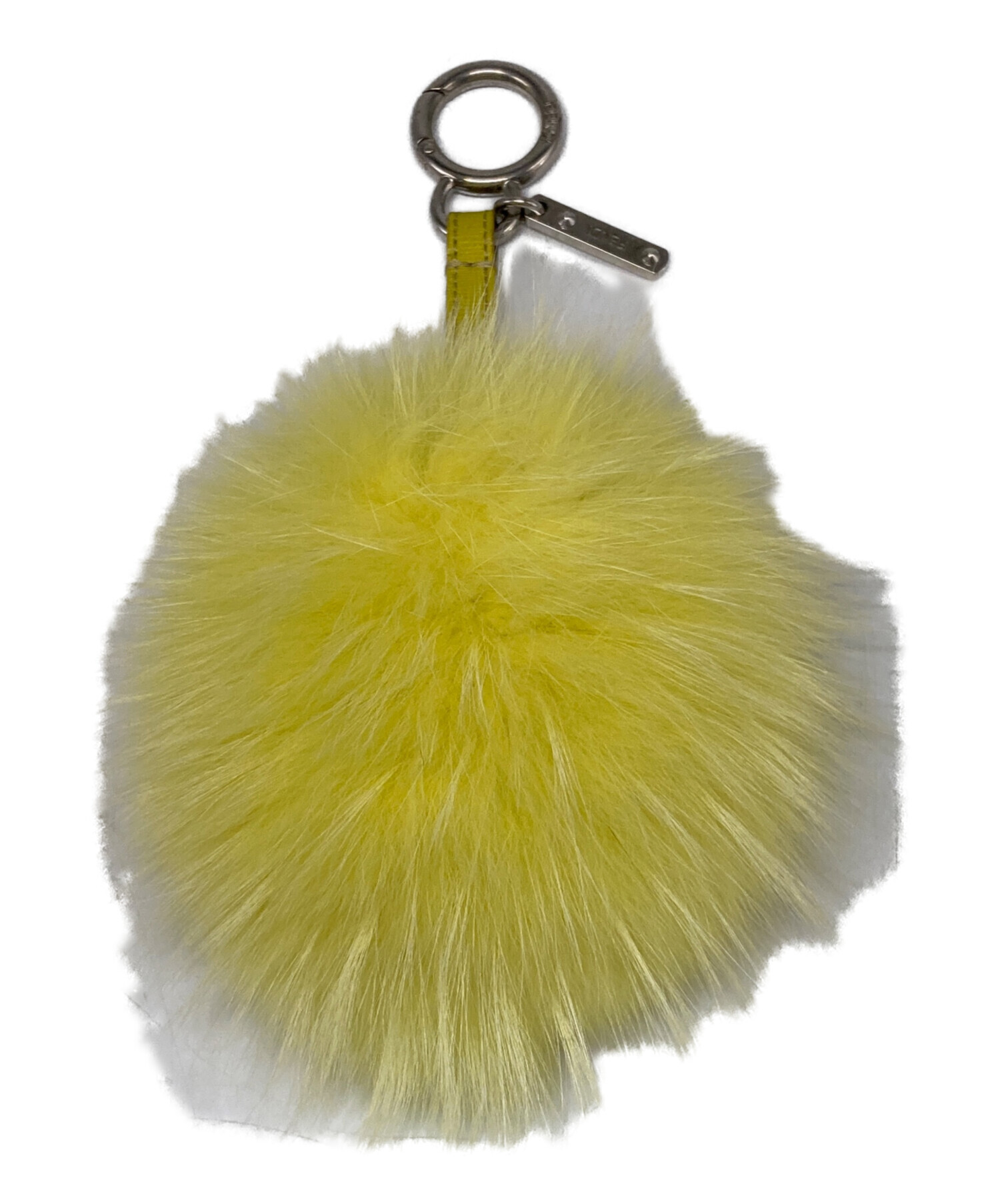 中古・古着通販】FENDI (フェンディ) バッグチャーム イエロー