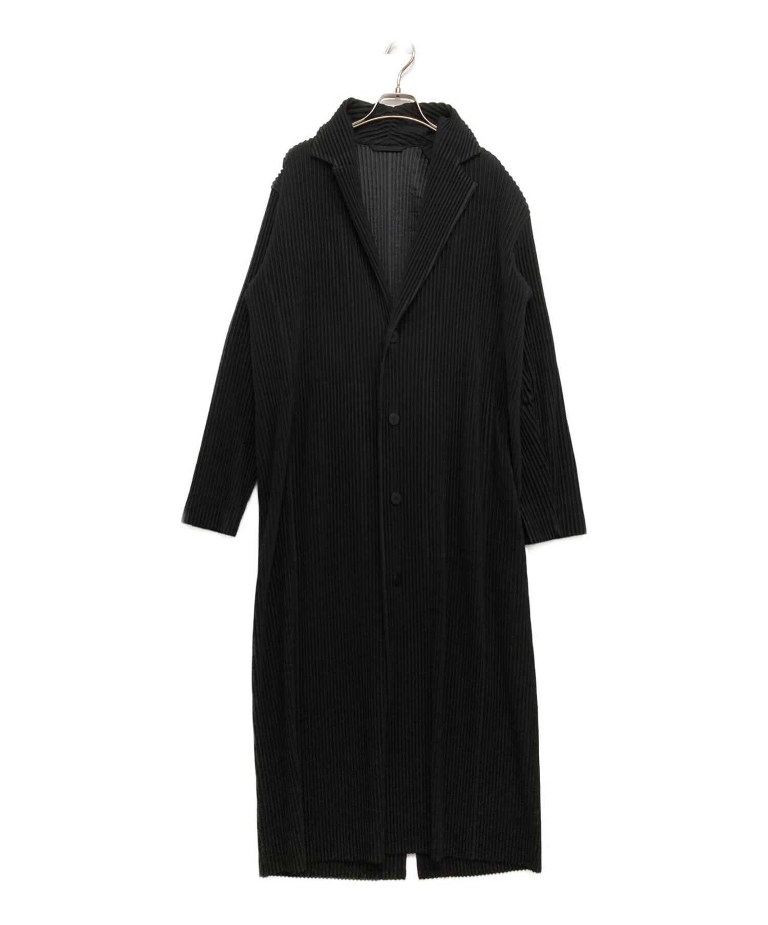 新品 HOMME PLISSE プリーツ テーラード 燕尾 ロングコート 3 中古・古着通販】HOMME PLISSE ISSEY MIYAKE (オム プリッセ イッセイ