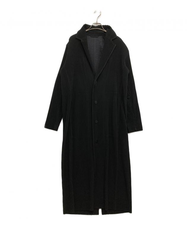 新品 HOMME PLISSE プリーツ テーラード 燕尾 ロングコート 3 中古・古着通販】HOMME PLISSE ISSEY MIYAKE (オム プリッセ イッセイ