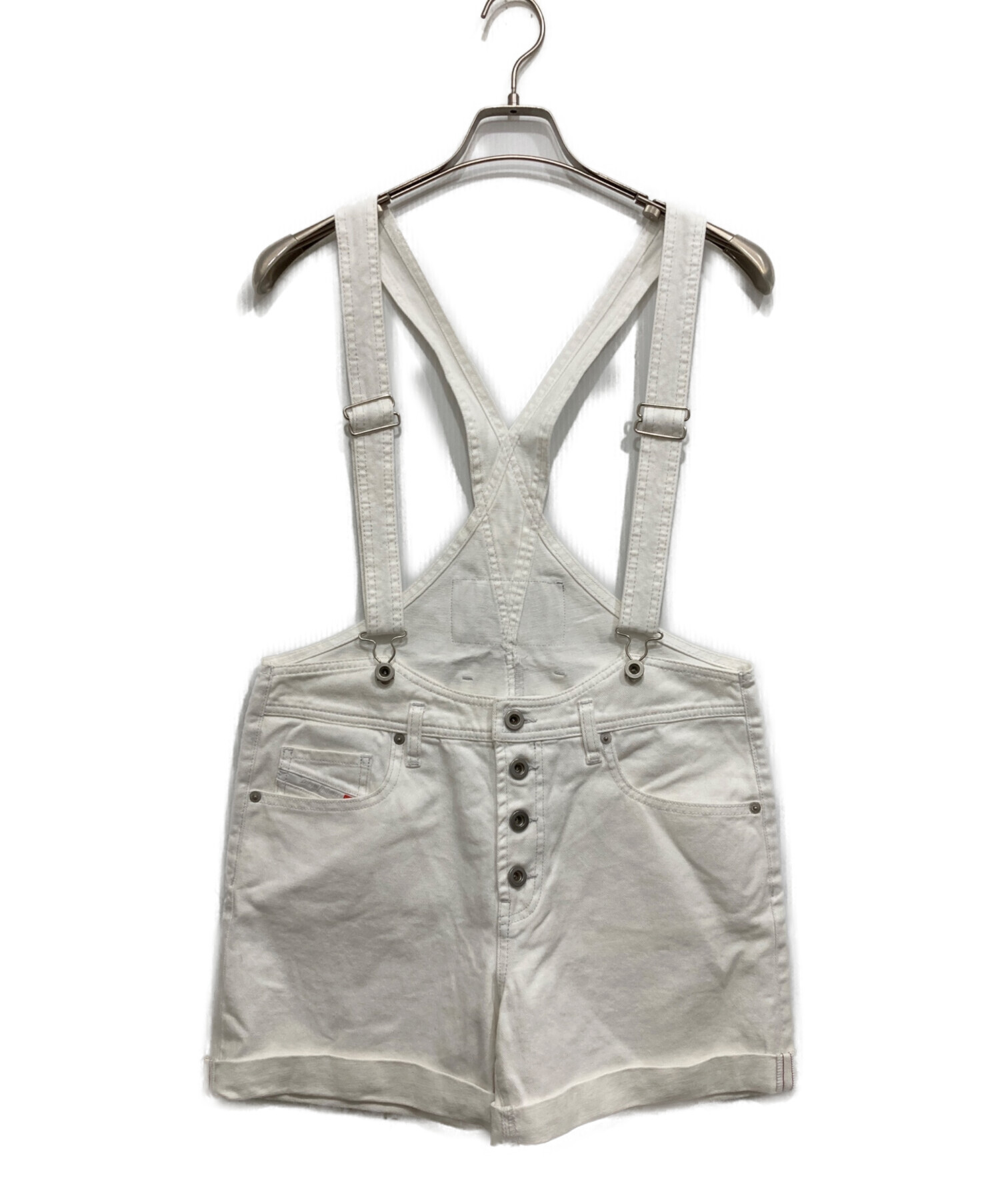 DIESELサロペット 中古・古着通販】DIESEL (ディーゼル) サロペット ホワイト サイズ:S