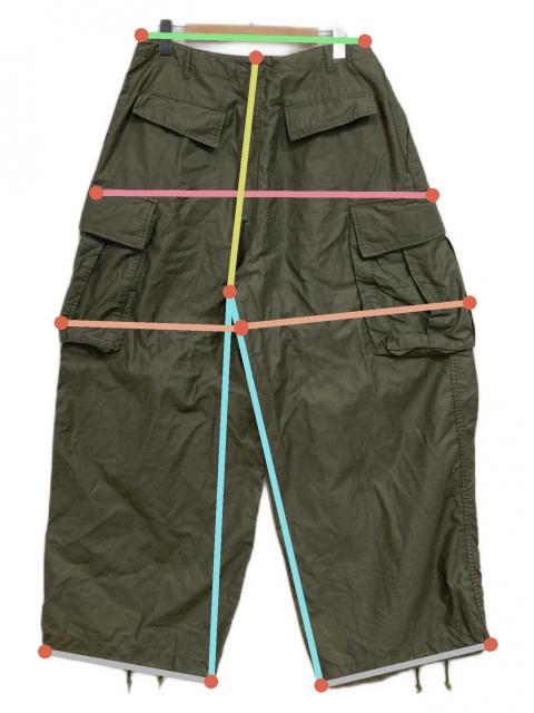試着程度　S ヒザデルパンツ　カーゴパンツ 中古・古着通販】Needles (ニードルズ) H.D. Pant - BDU/6 ポケット