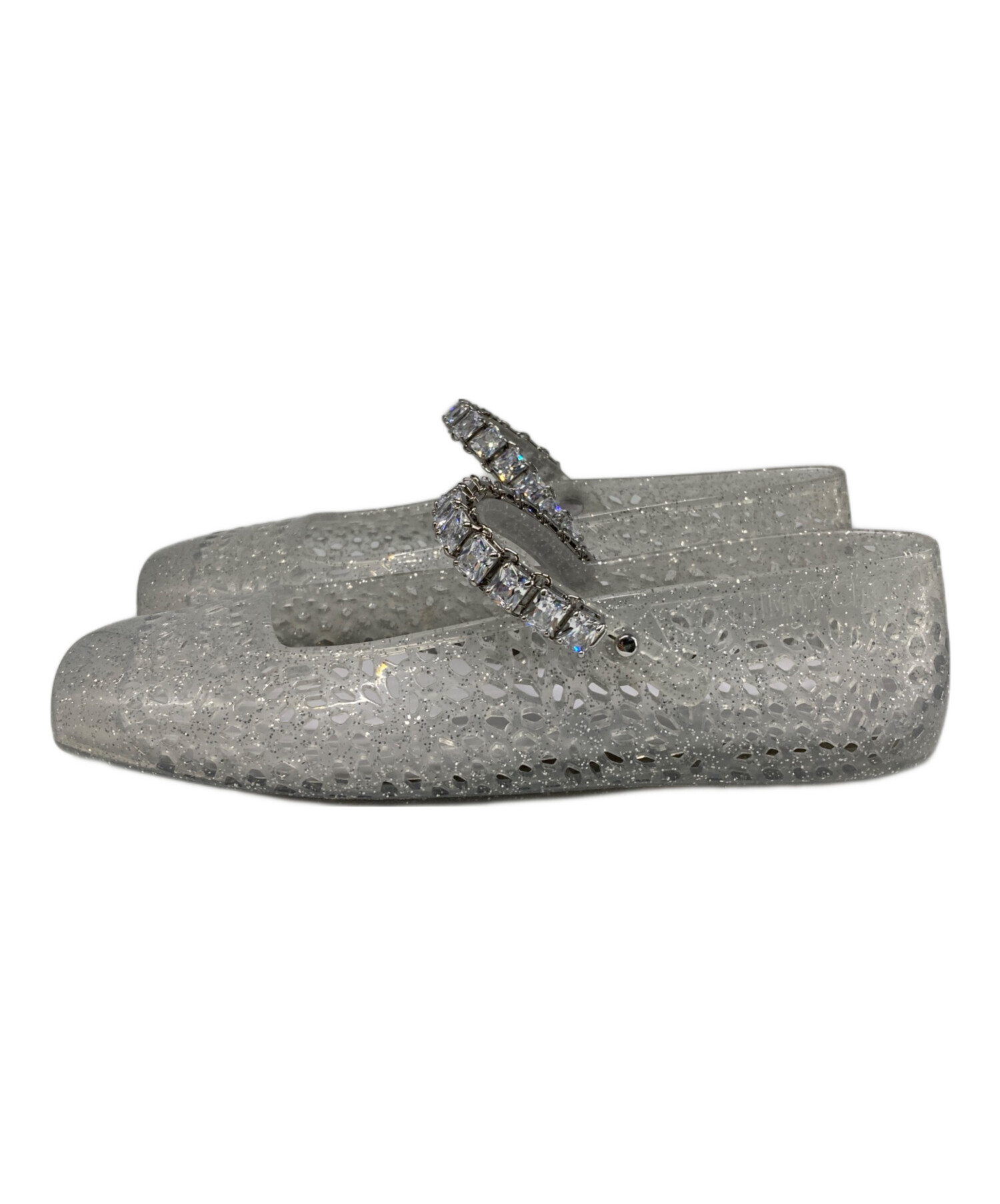 中古・古着通販】JIMMY CHOO (ジミーチュウ) THE JELLY/クリアフラット