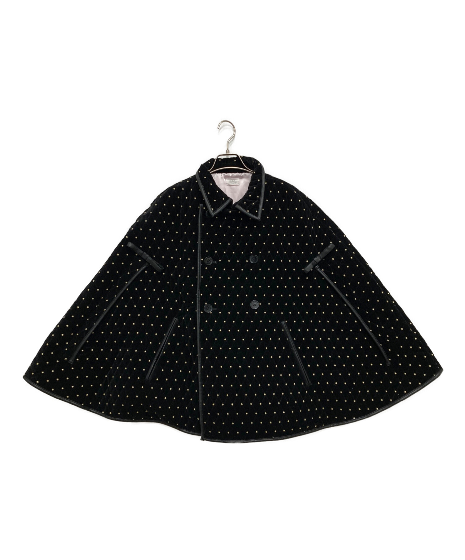 3月13日 23:59 まで最低価格！Bibiy. ODETTE ケープコート 中古・古着通販】Bibiy. (ビビィ) オデットケープ ブラック サイズ
