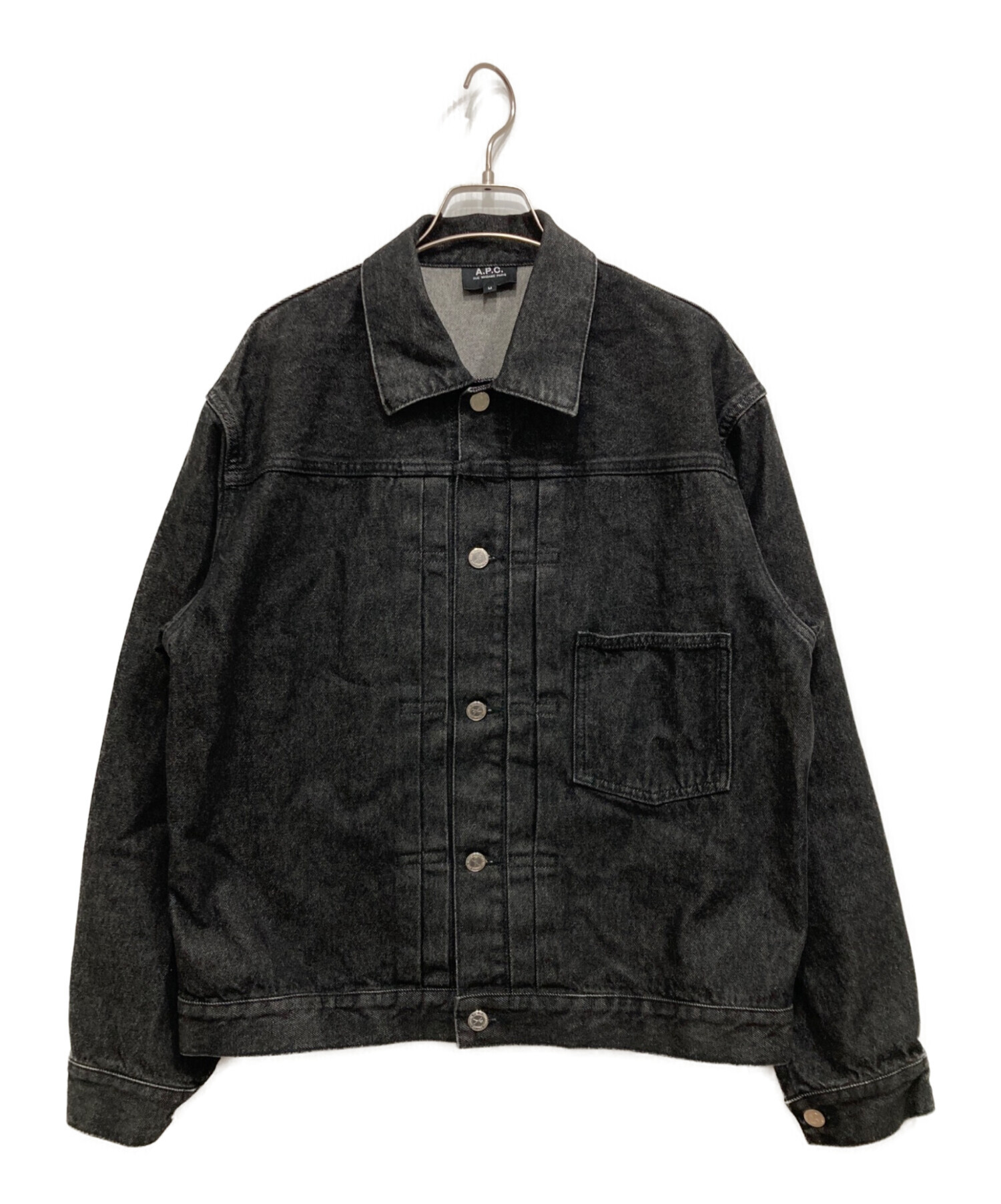 中古・古着通販】A.P.C. (アーペーセー) 1stデニムジャケット ブラック