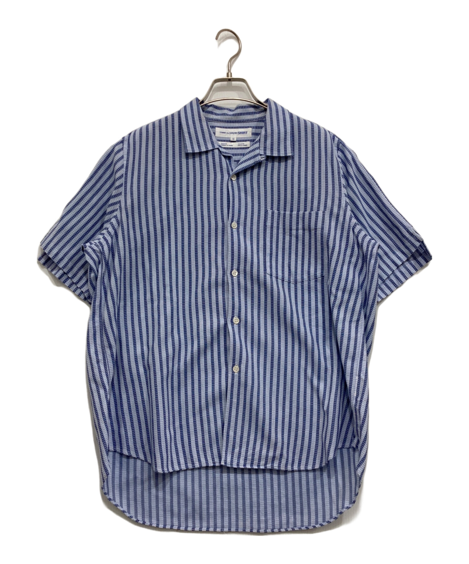 COMME des GARCONS 半袖ネイビーシャツ 中古・古着通販】COMME des GARCONS SHIRT (コムデギャルソンシャツ