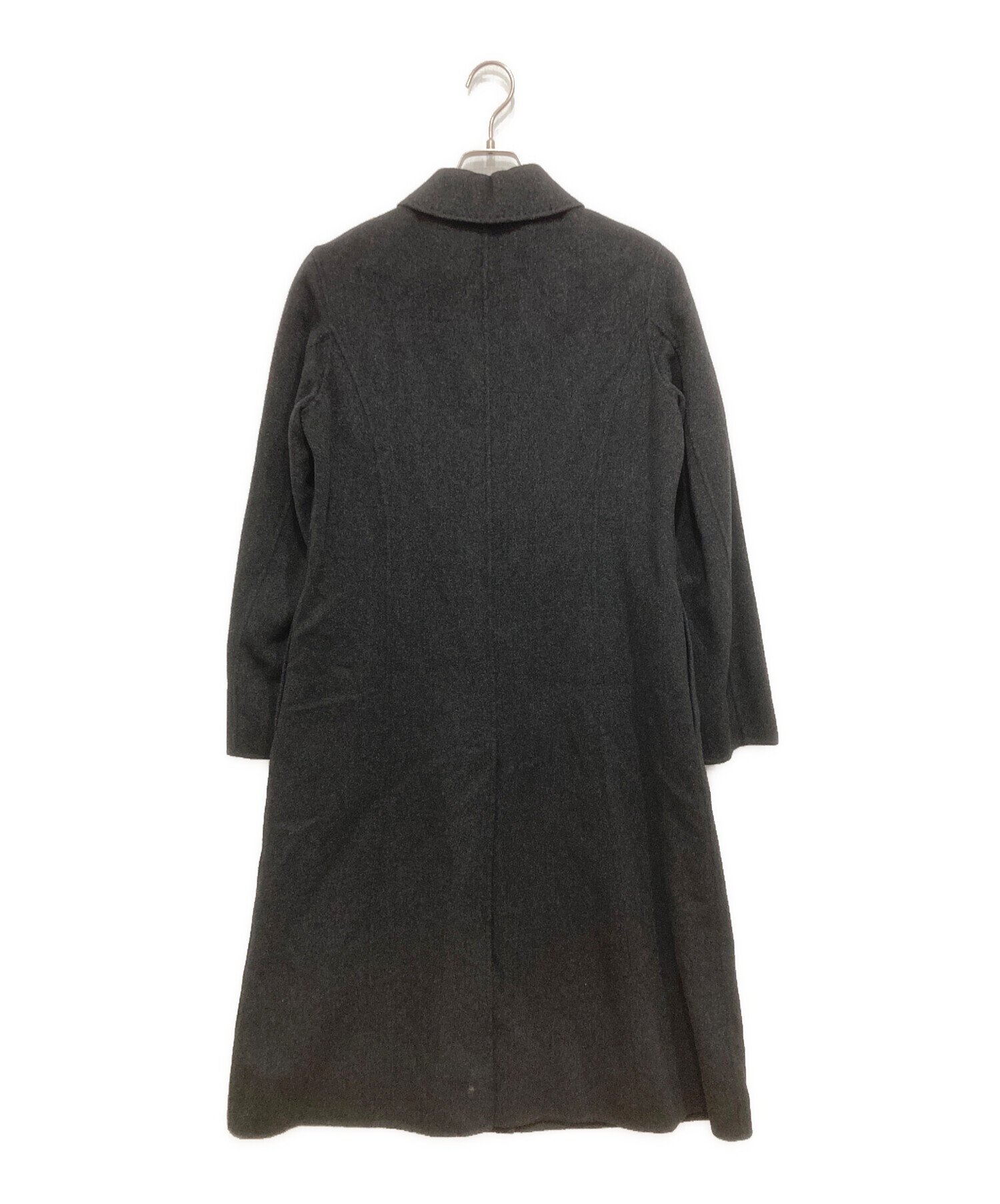 Vintage 極美品 Aquascutum カシミヤ混 比翼 ロングコート 中古・古着通販】Aquascutum (アクアスキュータム) カシミヤ混ロング