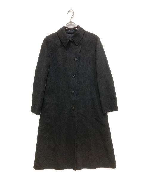 Vintage 極美品 Aquascutum カシミヤ混 比翼 ロングコート 中古・古着通販】Aquascutum (アクアスキュータム) カシミヤ混ロング